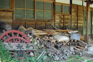茨城県 冥賀の里、薪
