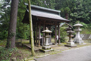 茨城県 朝香神社、手水舎