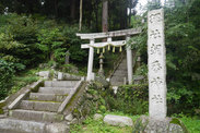 茨城県 朝香神社、入り口